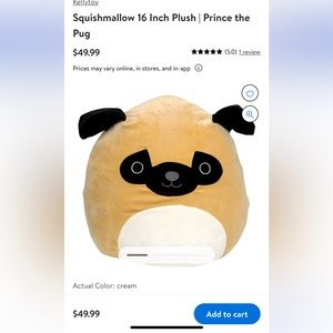 Squish mellow pug the Prince